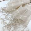 Retro Spring And Summer New Women Pure Linen Scarf Summer Thin Versatile Breathable Shawl Tassel Linen Scarves
