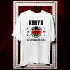 Republic of Kenya Tshirt Women Unisex Summer Cotton Graphic T Shirts Adult Streetwear Tops Tee Oneck Comfortable