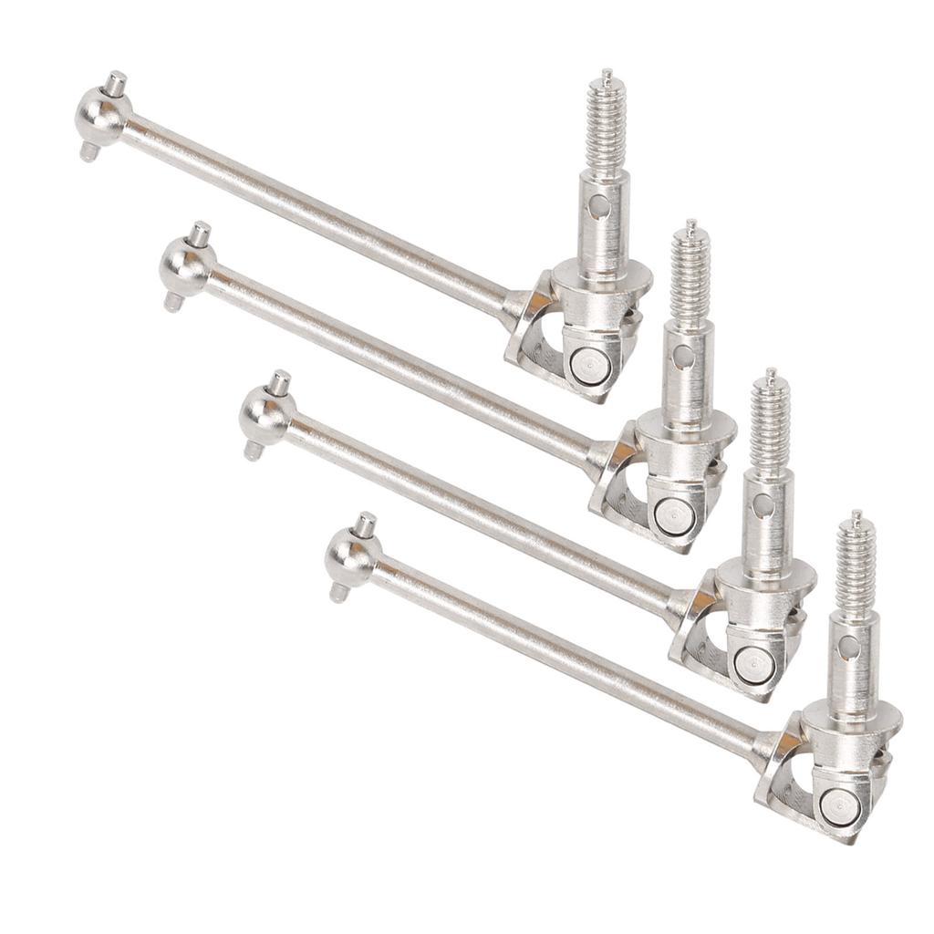 4Pcs Steel CVD Drive Shaft Transmission Axle for HSP 941239410894102 110 RC CarSilver