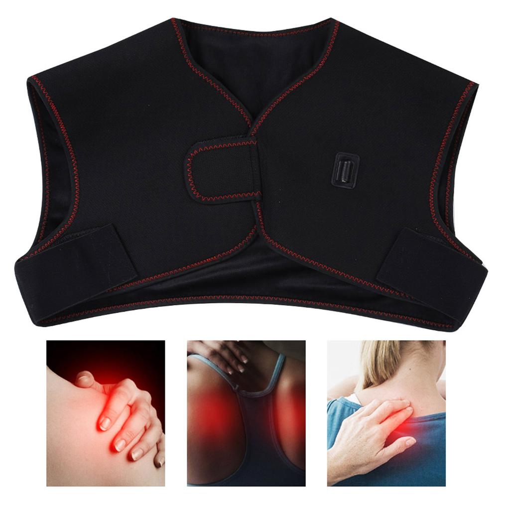 USB Electric Heating Pad Warm Therapy Neck Shoulder Back Pain Relief Cushion