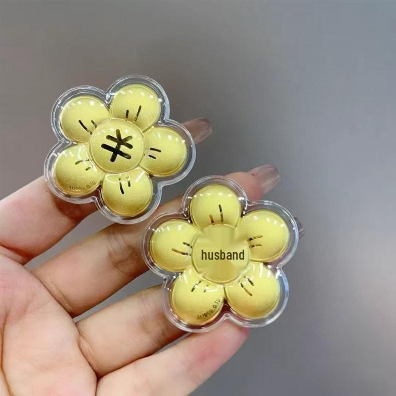 999 Pure Gold Peach Blossom Valentine Red Envelope for Partner Without Gold
