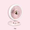 New Wall-Mounted Mini Portable Desk Fan with USB Charging, Strong Wind Power for Dorms and Homes