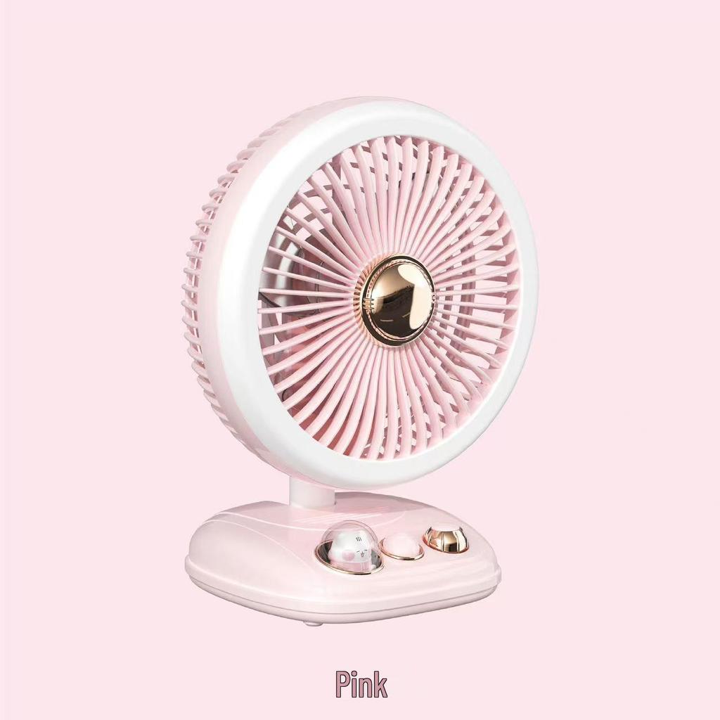 New Wall-Mounted Mini Portable Desk Fan with USB Charging, Strong Wind Power for Dorms and Homes