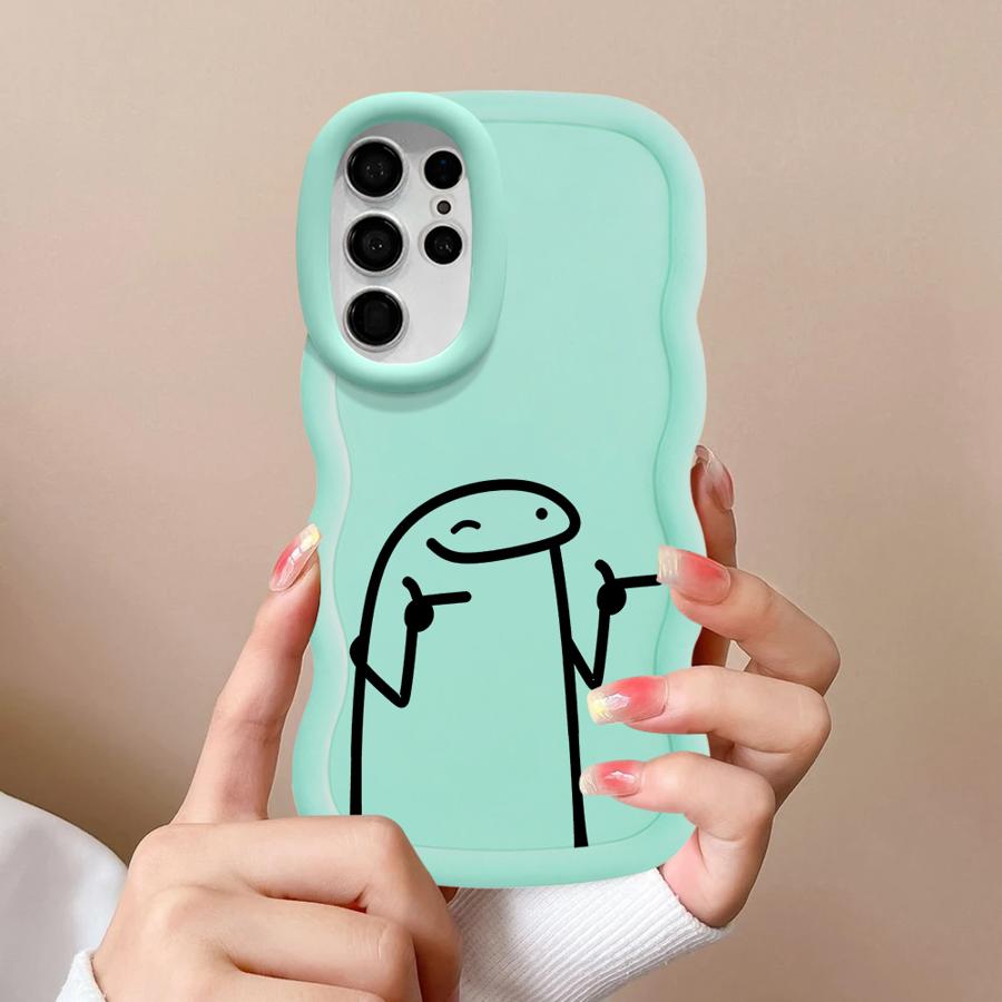 Cool Line People Soft Phone Cover Case for Samsung Galaxy S22 Ultra S24 S20 FE S21 S25 S23 Plus A25 A26 A34 A54 A35 A55 A24 A36