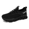 Men's Shoes Autumn Breathable Fly-woven Casual Men's Trend Blade Fish Scale Sports Running Shoes