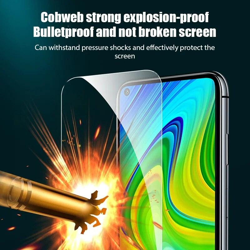 5PCS Protective Glas For Xiaomi 12T 11T 10T Pro 10T Lite 5G 9T Tempered Glass For Xiaomi Mi  11 10 9 8 Lite