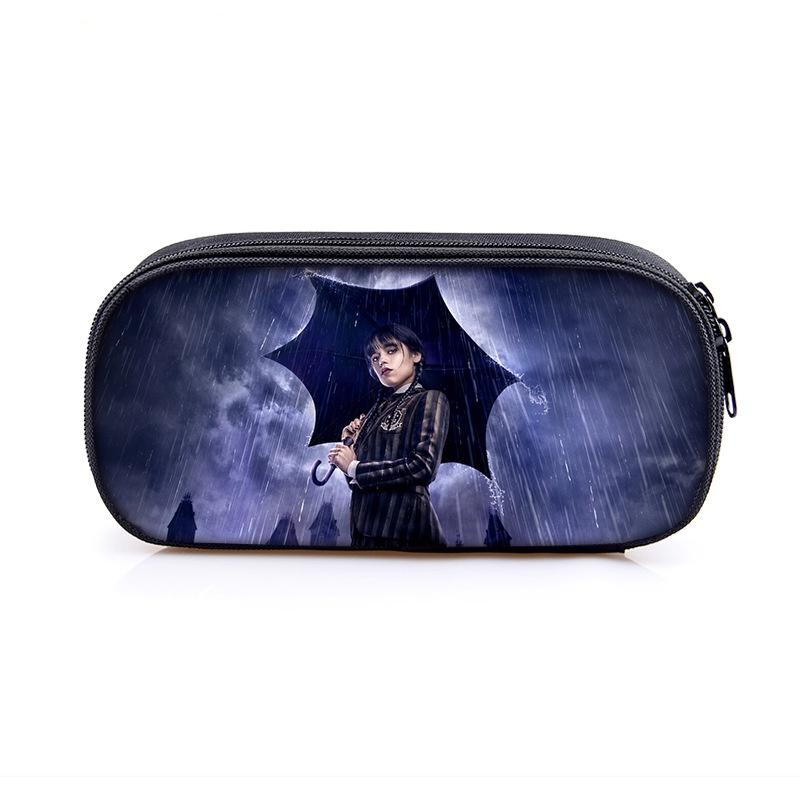 Addams The Addams Family Pencil Case Large Capacity Kid Student Gift