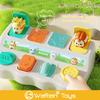 Giraffe Animal Scene Hide-and-Seek Logic Mechanism Box Learning  Educational Toys  Playsets for Kids