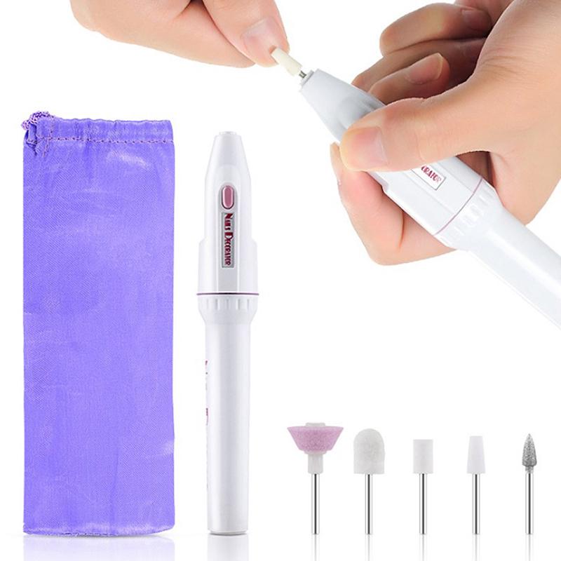 Neglepoleringsmaskine Elektrisk Manicure Boremaskine Pedicure Gel Polish Fil