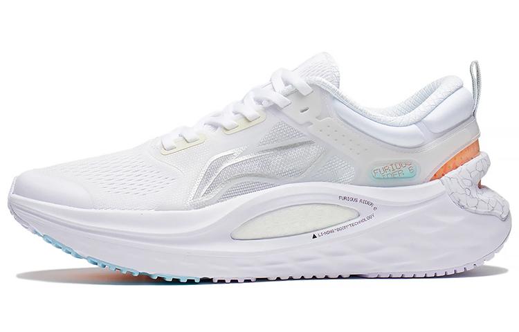 Li Ning Furious Rider 6.0 Стабильная поддержка Легкие Низкие Беговые Кроссовки Мужские Белые ARZS001-13 40