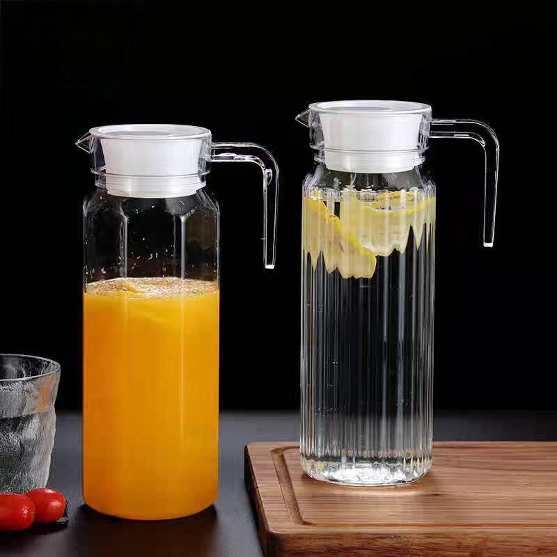 Large Capacity Cold Water and Beverage Kettle - High-Temperature Resistant Acrylic Plastic for Commercial Use