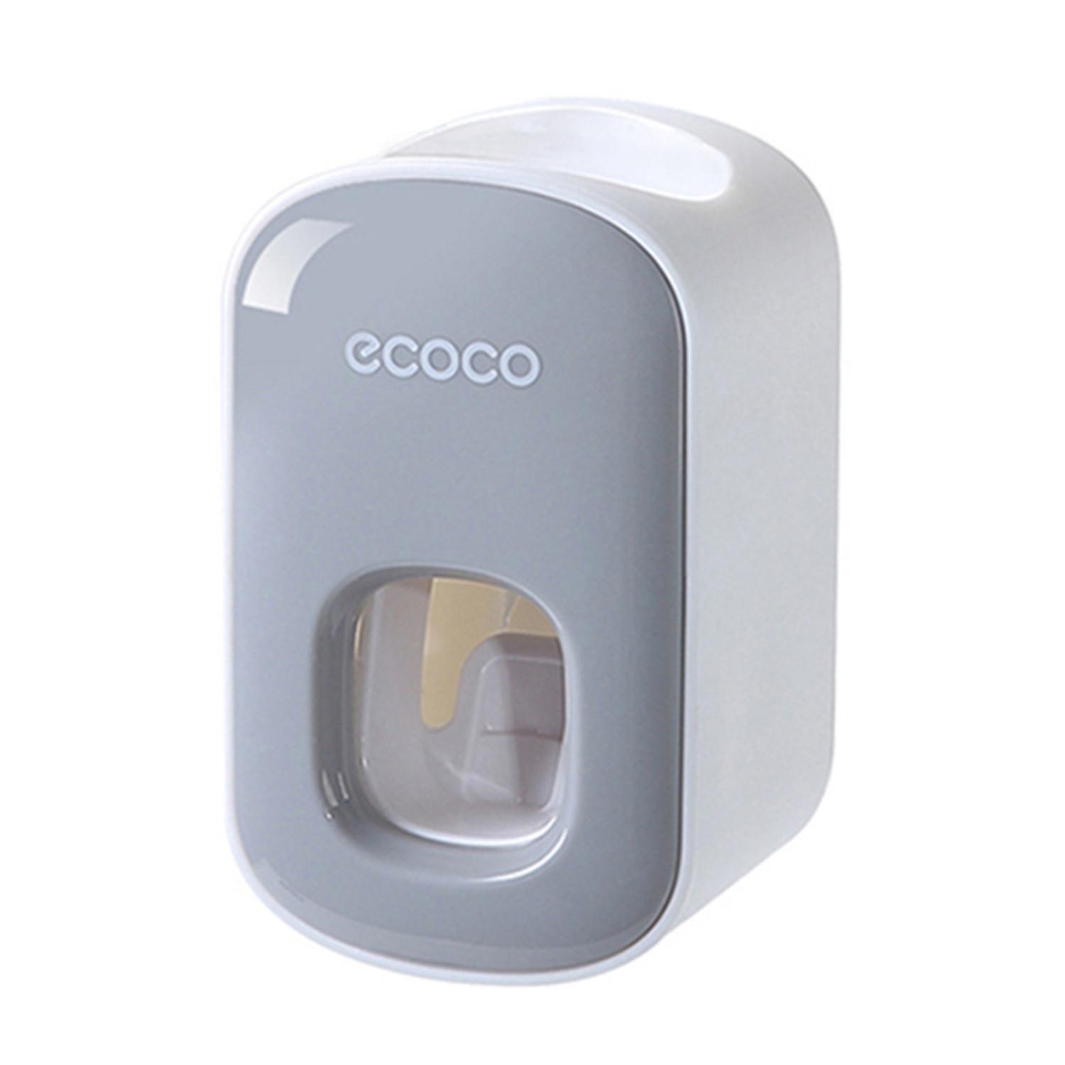 

Умный автоматический набор дозатора зубной пасты - Одно нажатие, настенный держатель для зубных щеток, компактный дизайн - Идеально для ванной комнаты