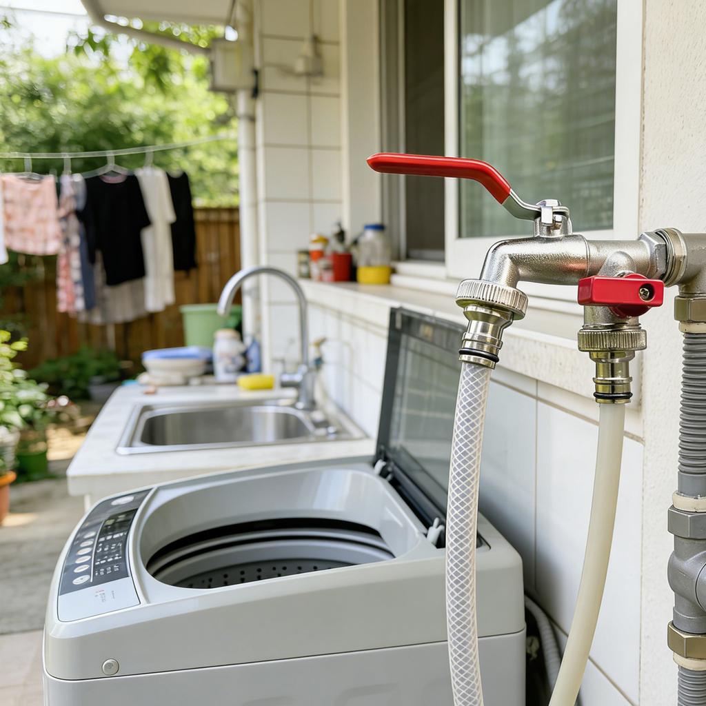 Brass Water Faucet Double Head Garden Accessories Irrigation Equipment Supplies Plant Watering Gardening Tools Hose Connector