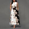 2025 New Fashion Trend Dresses Spring Summer Printed Waist Dresses Fashion Women's