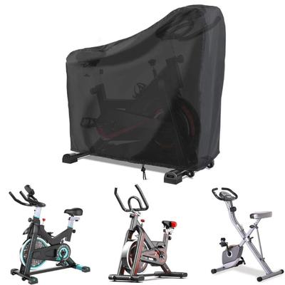 Windproof Stationary Bike Cover Waterproof Protection Cover Adjustable Drawstring Design Suit for Indoor Outdoor Use