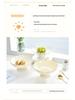 Elegant Ins-Style Fruit Bowl with Drainer - High-Footed Plate for Living Room Snacks and Fruits