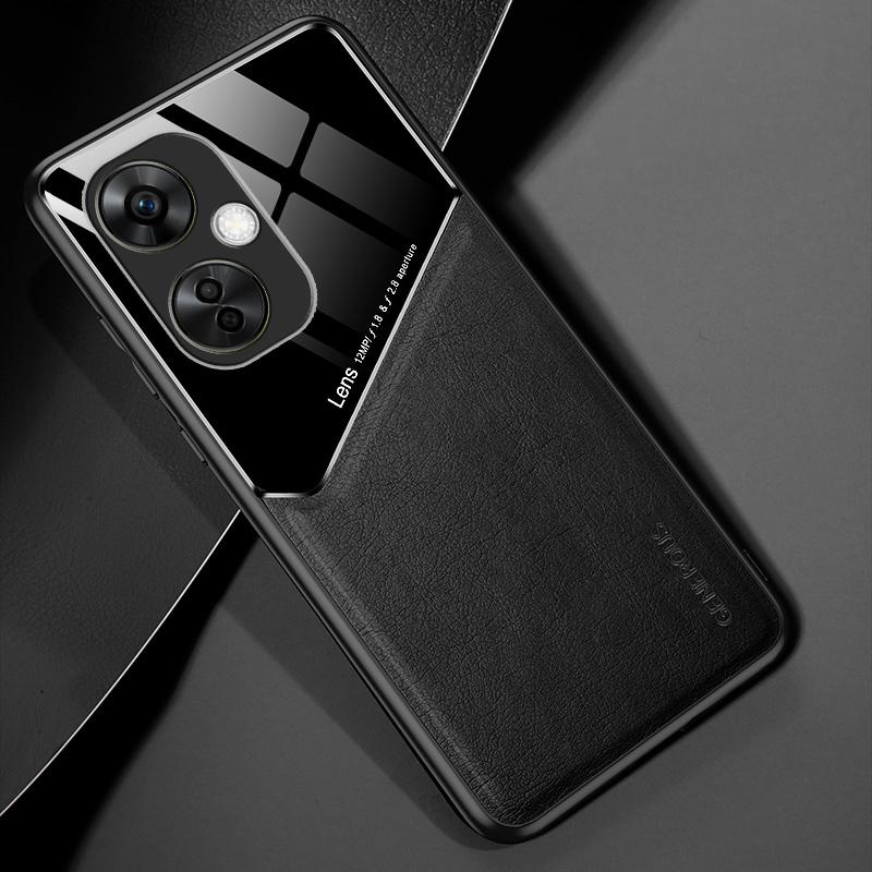 

Чехол для OnePlus 11 Coque, роскошный кожаный чехол для телефона OnePlus Nord CE 3 Lite N20 N300 5G, магнитный силиконовый защитный чехол For Nord CE 3 Lite чёрный