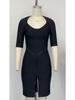 European & American Autumn/Winter Women's Long Sleeve Slimming Bandage Bodysuit
