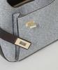 Nano Universe Turnlock Belt Canvas One-Handle Bag, Women's, F 040, Beige, 669-6132309