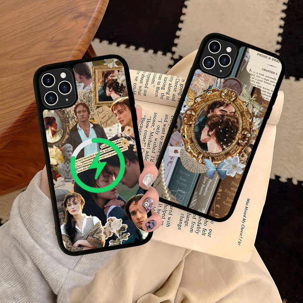 Pride And Prejudice Jane Austen For Magsafe Magnetic Wireless Phone Case For IPhone 11 12 13 14 15 16 17 Pro Max Plus Cover