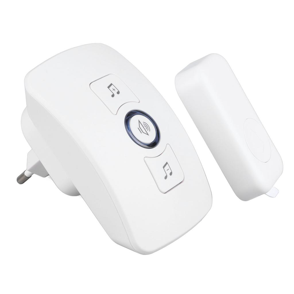 Wireless Doorbell Kit 32 Melodies 164yd Long Range Plug In The Elderly Pager
