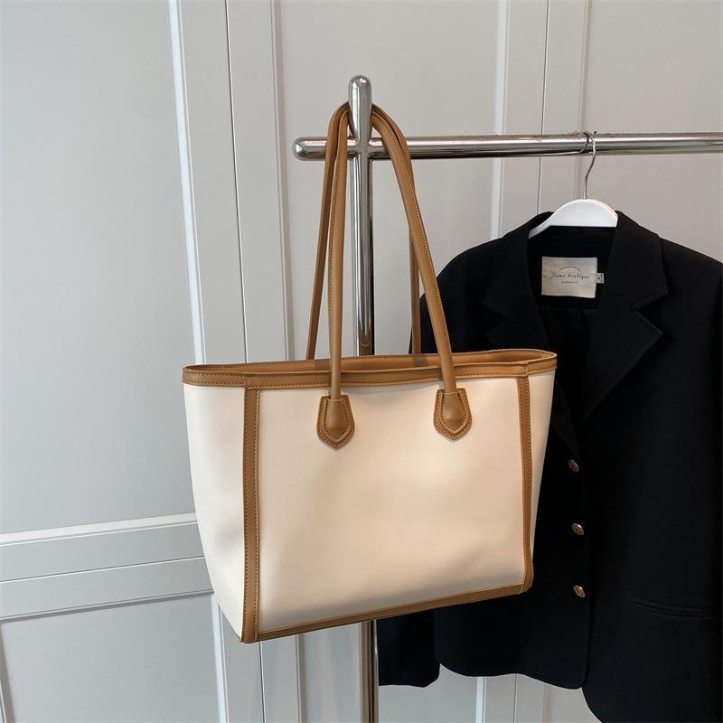 Retro large-capacity bag autumn and winter new women's bag fashion commuter shoulder bag retro portable tote bag