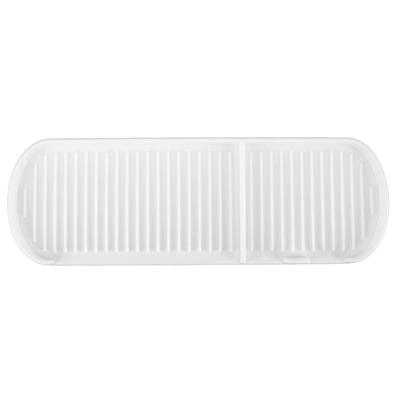 Counter Silicone Drainage Tray Food Grade Skid Resistance Frosted Bottom Silicone Dish Drying Mat