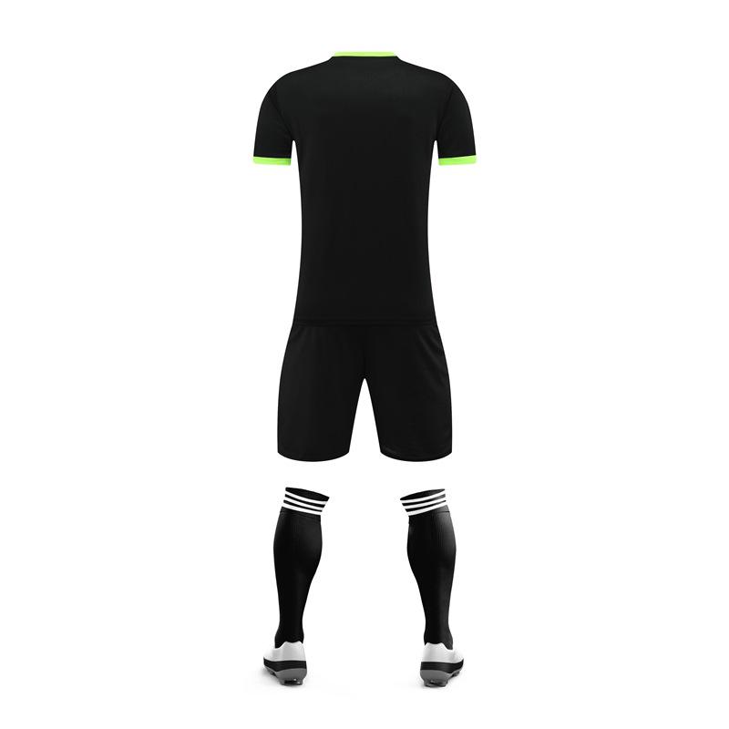 Adult Breathable Short-Sleeved Football Training Jersey for Outdoor Sports and Team Competitions
