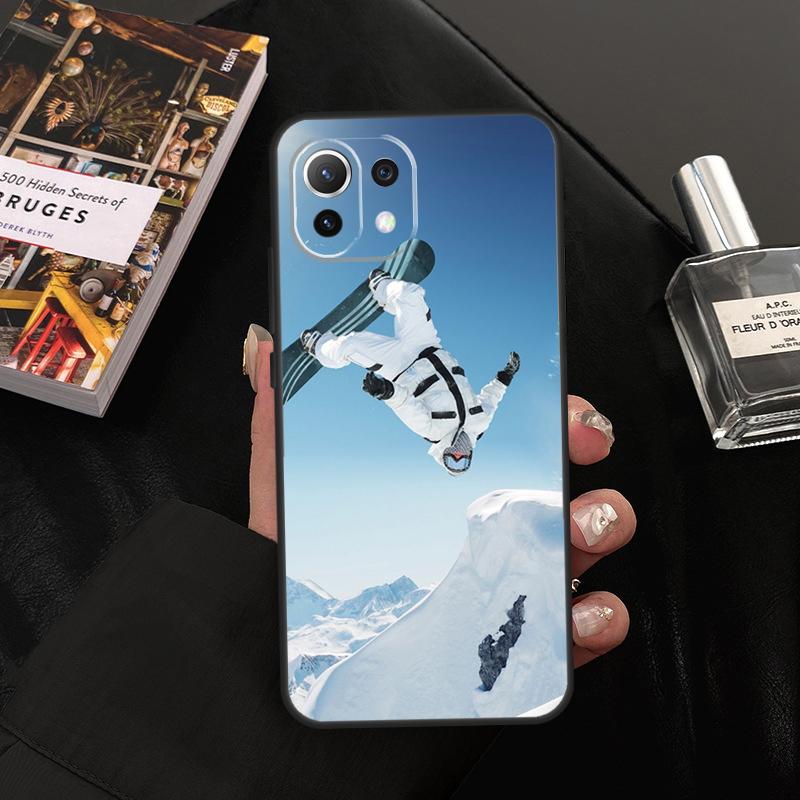 Sports Snowboarding Case For Xiaomi 11T 12T 13T 14T Pro 13 14 15 Ultra POCO X7 Pro X3 X5 X6 F5 F6 M6 Pro Cover