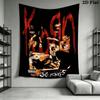 Korn Wall Tapestry Aesthetic Wall Hanging Printed Fabric Blanket Decorative Tapestries for Bedroom Living Room Home Decor