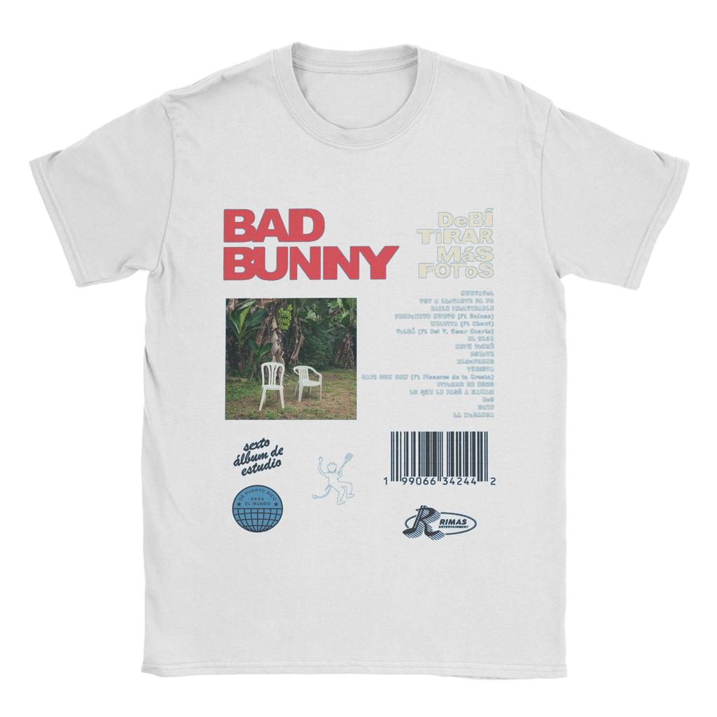 DTMF Debi Tirar Mas Fotos BAD BUNNY T Shirt Beach Popular TShirts Unisex Cotton Plus Size Tees Short Sleeve Classic Tops
