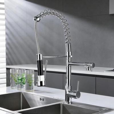 TLXT Spring Pull-Out Kitchen Faucet