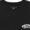 Vans Classic Letter Print Pullover Loose Round Neck Short Sleeve T-Shirt Unisex Tops Black VN000905BLK