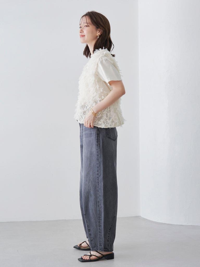 Cohen Trendy & Figure-Covering Curve Denim Pants, Fits All Skeletons, 76406480341, 1950 DK.GRAY (19), Size M