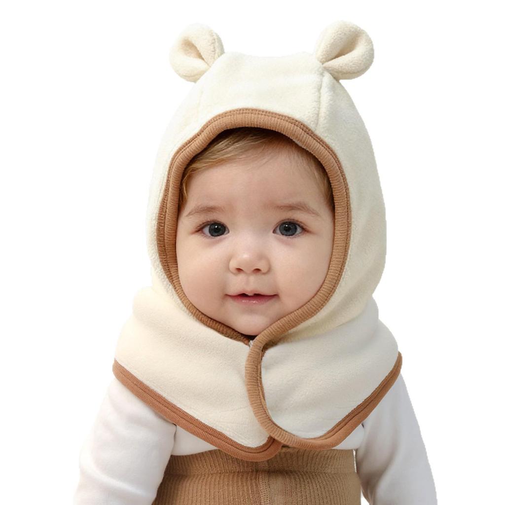 Cozy Hooded Scarf Hat for Infants & Toddlers - Cute & Warm for Autumn/Winter