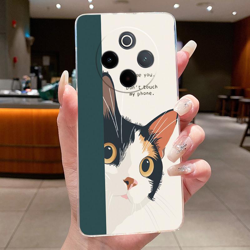 Shockproof Soft Phone Case For Vivo iQOO Z10/Y300 Pro/Y300 Pro+ Plus/T4 Unique Design Elegant Pattern TPU Transparent Casing