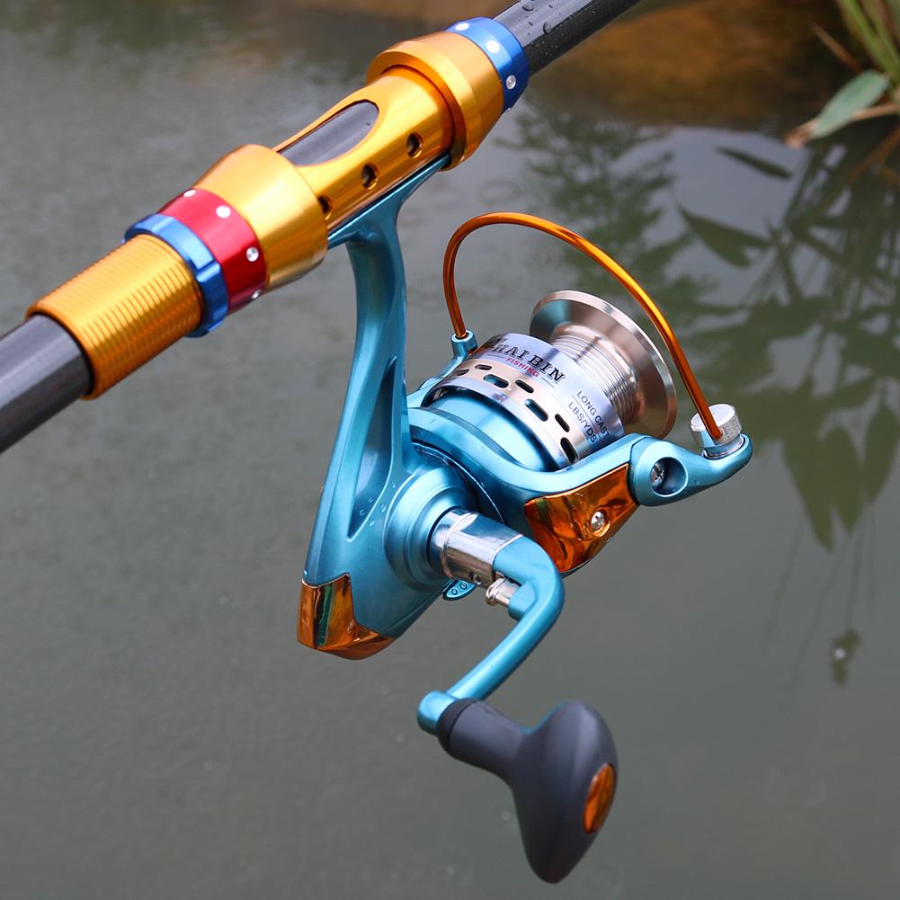 Spinning Reels Aluminum Spool  5.5:1 High Speed Smooth Drag Power 6.4KG Outdoors Fishing Tools