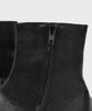 Firenze Atelier [Vibram] Nobo_Bold Shape Hidden Zip-Up Boots 3500 [Crack Black]