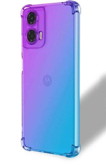 Gradient Dropproof Case for Motorola Moto G85, Purple/Blue