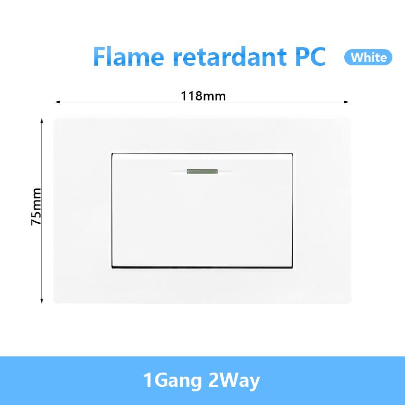 Italien Chile Mexiko USB Smart Typ-c 20W Schnelllade-Wandsteckdose Stecker, Brasilien Elektrischer Lichtschalter Universal-USB-C-Steckdose