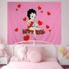 BBetty Girl BBoops Colorful Tapestry Wall Hanging Bohemian Wall Tapestries Mandala Wall Hanging Sheets