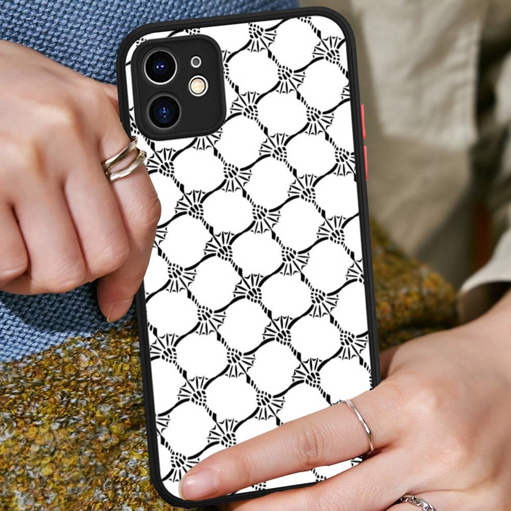 Luxury Fashion J-Joop For IPhone 15 16 Pro Max 11 12 13 14 XS XR X Plus 16E Matte Translucent Phone Cover