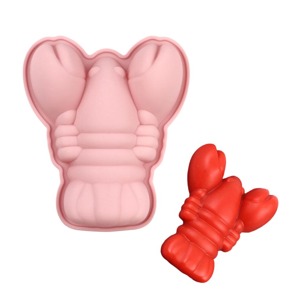 Food Grade Silicone Lobster Mold Creative Soap Mold For Chocolate Baking DIY Crafts And Soap Making Kitchen Tool
