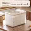 Transparent Pop-up Lid Rice & Grain Storage Bin