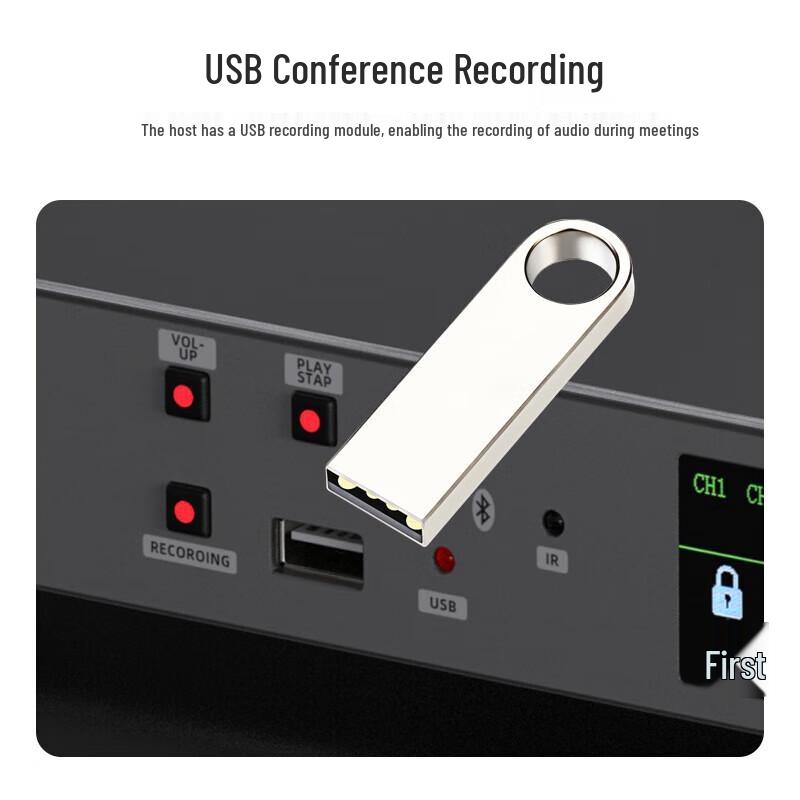 SAST OK-129 Professional Wireless Gooseneck Conference Microphone System