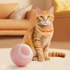 Bola rolante inteligente para gatos de estimação, um brinquedo autoentretenedor e divertido, brinquedo de brincar para gatos durável e resistente a mordidas, suprimentos para animais de estimação sem poeira(Rosa)