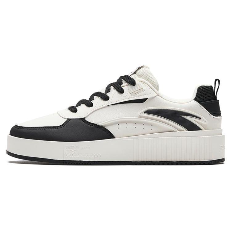 

Anta Milk Cap 2 Cushioning Low top Skateboard Shoes Women s Black White 922348080-1 36.5