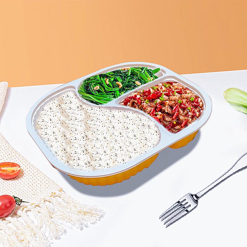 Disposable Rectangular 4-Compartment 1000ml Food Container