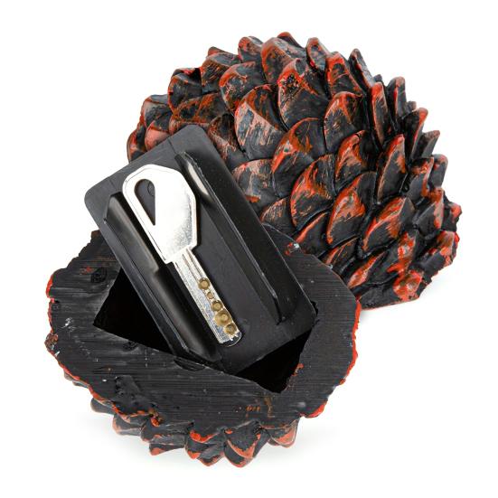 Garden Fake Stone Key Hider Storage Box Outdoor Yard Lawn Simulated Rock Resin Statue Decoration House Spare Key Secret Holder Container