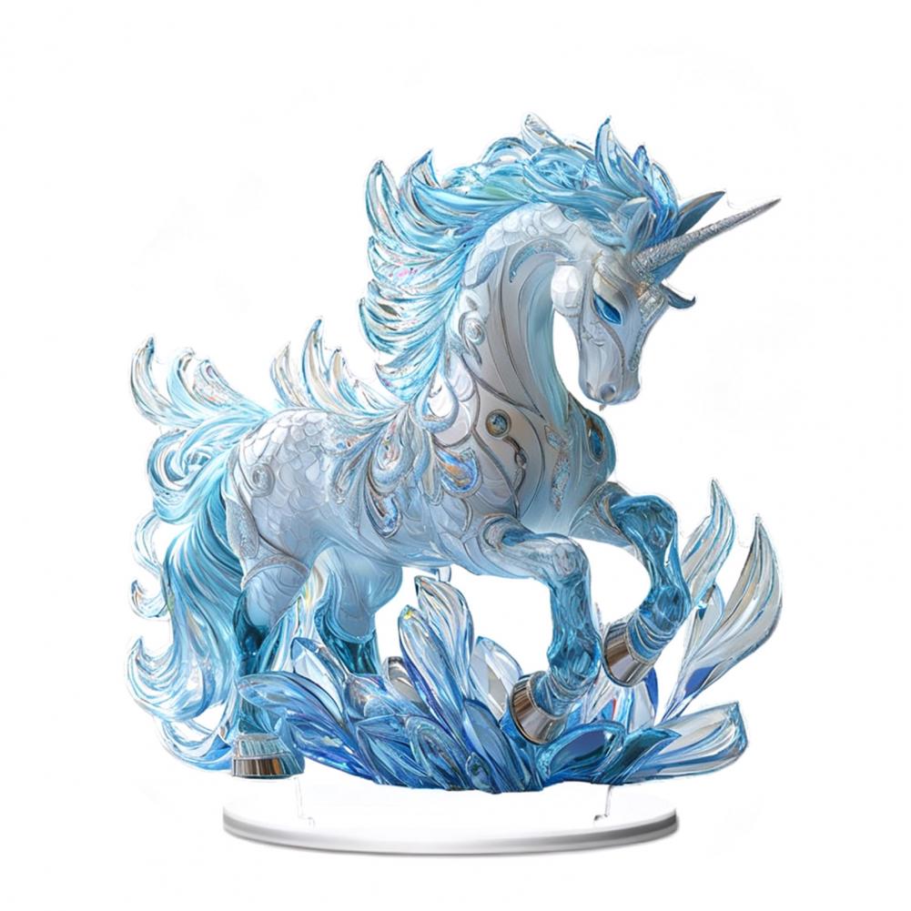 Colorful Horse Centerpiece Tabletop Horse Decor Colorful Acrylic Horse Ornament 2d Flat Tabletop Decoration Year of for Home